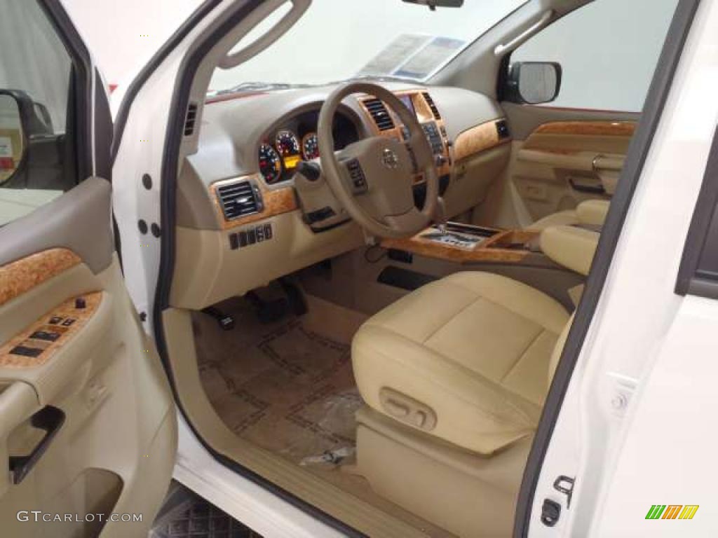 Almond Interior 2009 Nissan Armada SE Photo #40880469