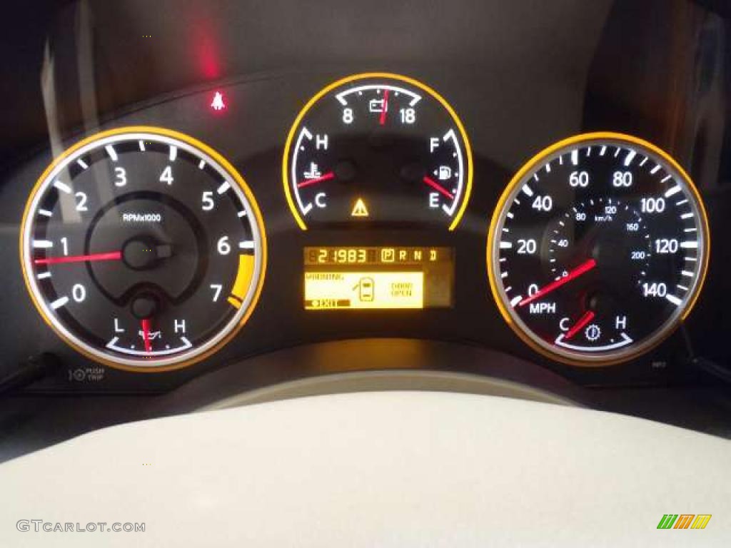 2009 Nissan Armada SE Gauges Photo #40880517