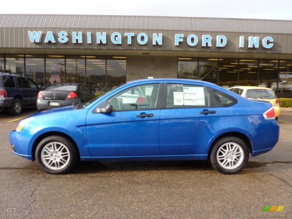 Blue Flame Metallic Ford Focus