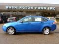 2011 Blue Flame Metallic Ford Focus SE Sedan  photo #1