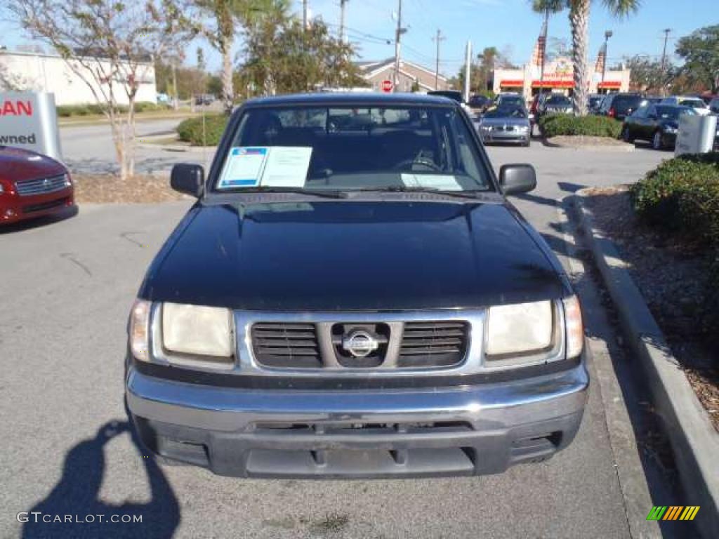 2000 Frontier XE Desert Runner Extended Cab - Super Black / Gray photo #2