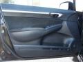 Black 2007 Honda Civic Si Sedan Door Panel