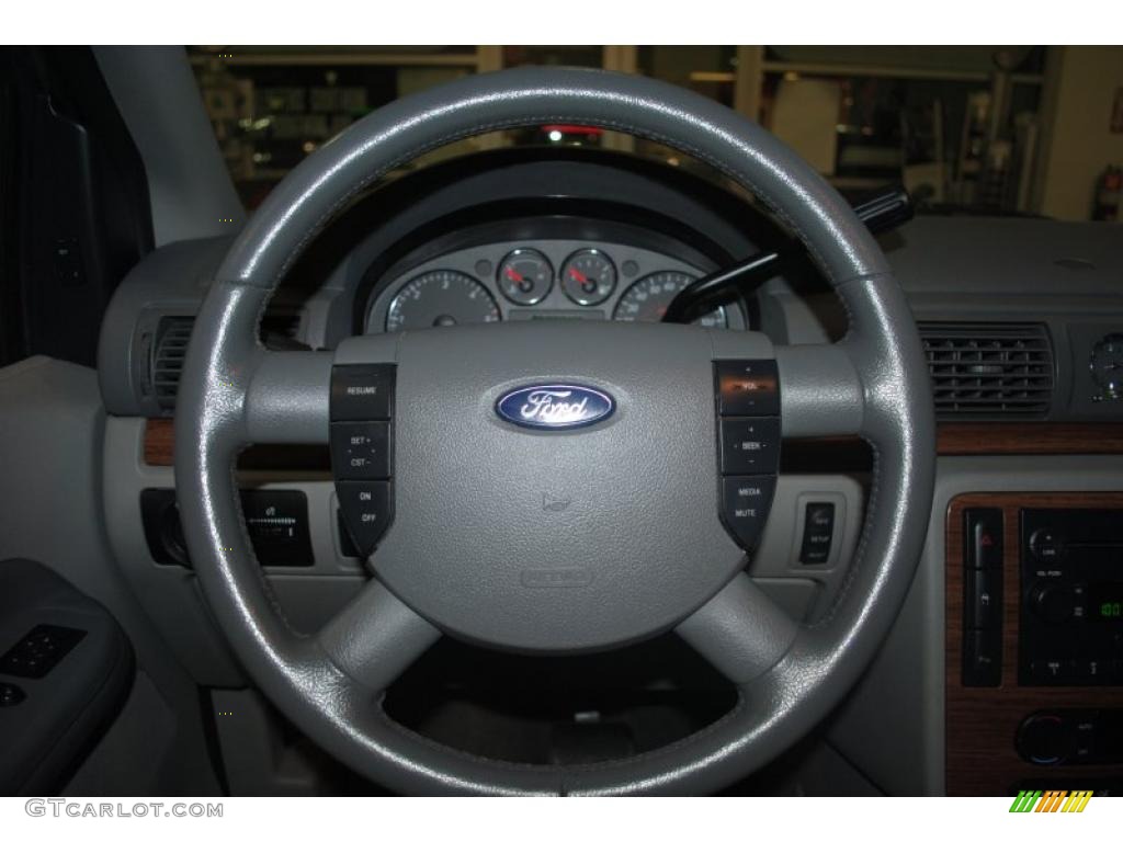 2004 Ford Freestar Limited Flint Grey Steering Wheel Photo #40887729