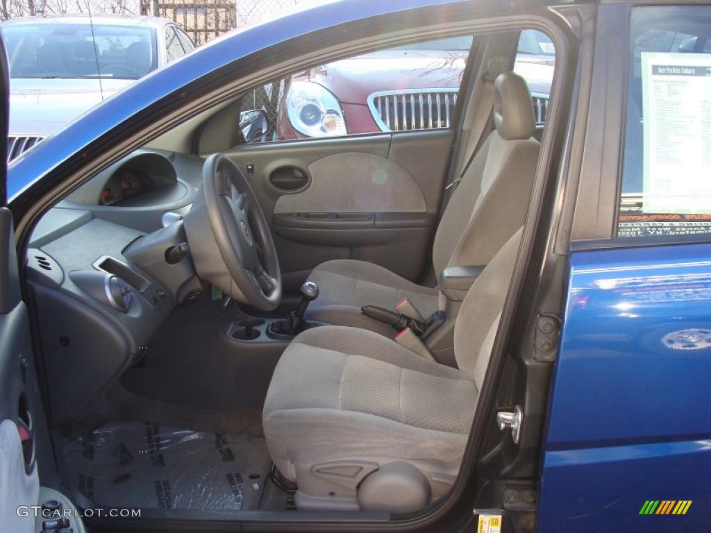 Gray Interior 2006 Saturn ION 3 Sedan Photo #40888885
