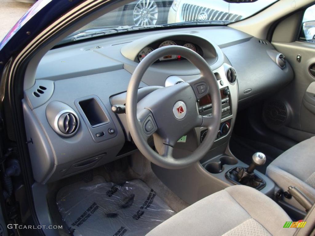 Gray Interior 2006 Saturn ION 3 Sedan Photo #40889005