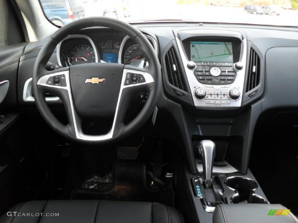 2011 Chevrolet Equinox LTZ Jet Black Dashboard Photo #40890017