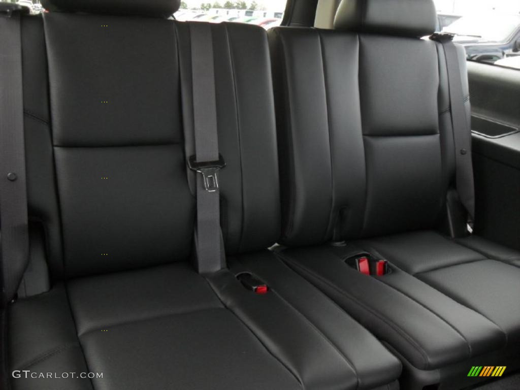 Ebony Interior 2011 Chevrolet Suburban LTZ 4x4 Photo #40890445