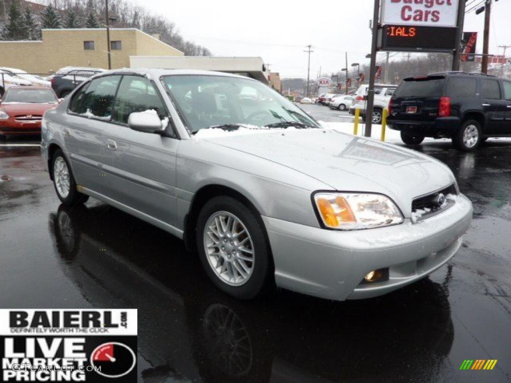 2003 Legacy L Sedan - Silver Stone Metallic / Gray photo #1