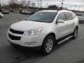 2011 White Diamond Tricoat Chevrolet Traverse LT  photo #1