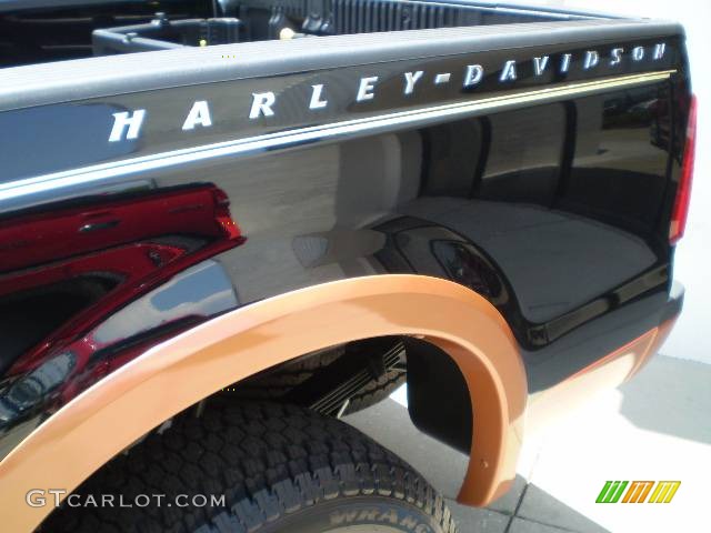 2008 F250 Super Duty Harley Davidson Crew Cab 4x4 - Black/Vintage Copper Two-Tone / Ebony photo #8