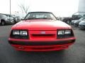 1986 Bright Red Ford Mustang GT Convertible  photo #7