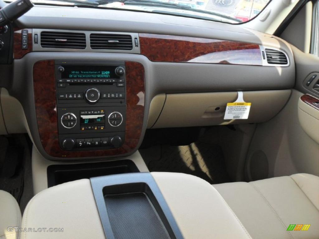 2011 Chevrolet Silverado 2500HD LTZ Crew Cab 4x4 Dark Cashmere/Light Cashmere Dashboard Photo #40891965