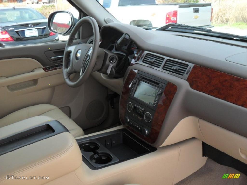 2011 Silverado 1500 LTZ Crew Cab 4x4 - White Diamond Tricoat / Dark Cashmere/Light Cashmere photo #22