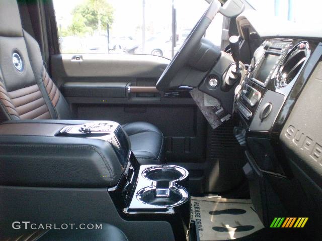 2008 F250 Super Duty Harley Davidson Crew Cab 4x4 - Black/Vintage Copper Two-Tone / Ebony photo #12