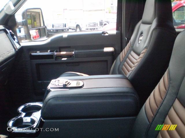 2008 F250 Super Duty Harley Davidson Crew Cab 4x4 - Black/Vintage Copper Two-Tone / Ebony photo #13