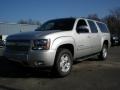 2011 Sheer Silver Metallic Chevrolet Suburban LT 4x4  photo #1