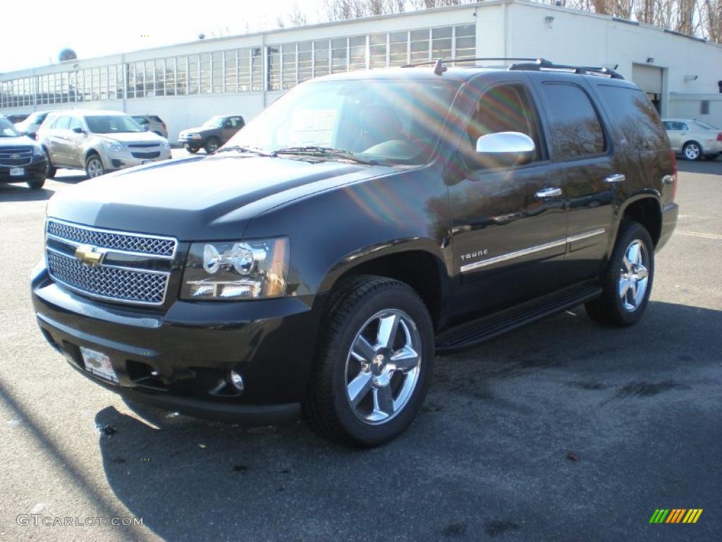 2011 Tahoe LTZ 4x4 - Black Granite Metallic / Ebony photo #1