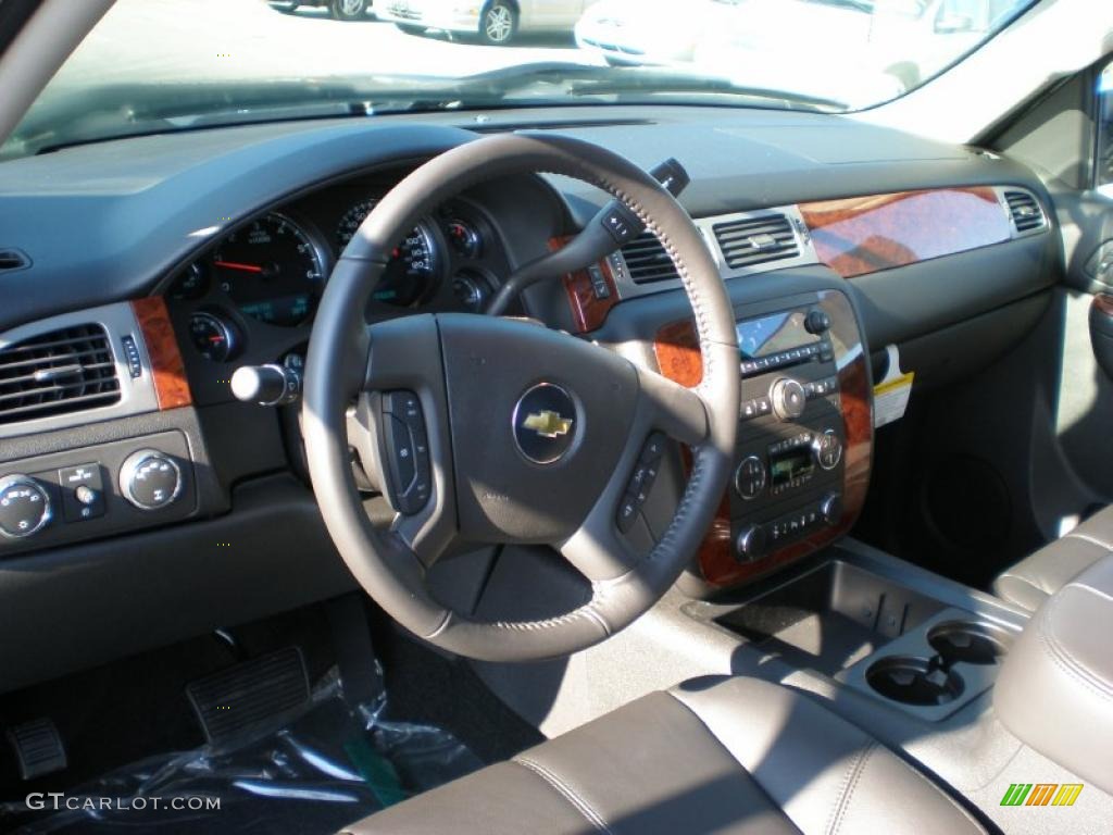 2011 Silverado 1500 LTZ Extended Cab 4x4 - Black / Ebony photo #3