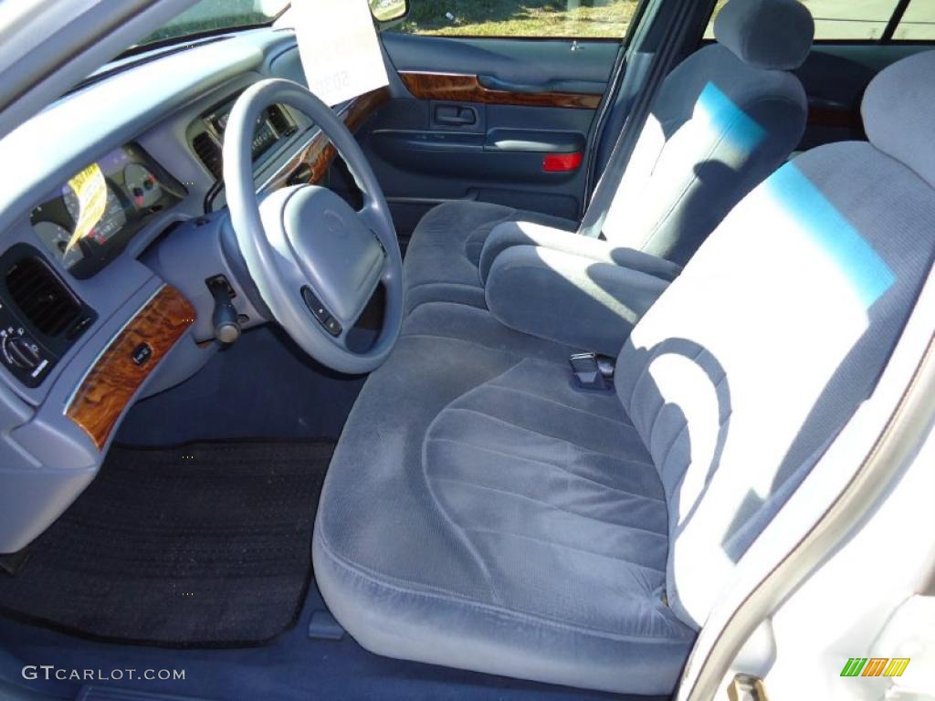 Deep Slate Blue Interior 1998 Mercury Grand Marquis GS Photo #40895665