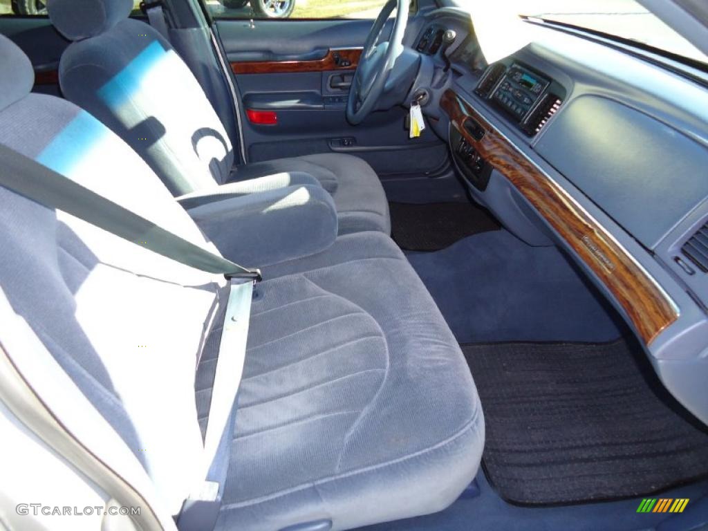 Deep Slate Blue Interior 1998 Mercury Grand Marquis GS Photo #40895881