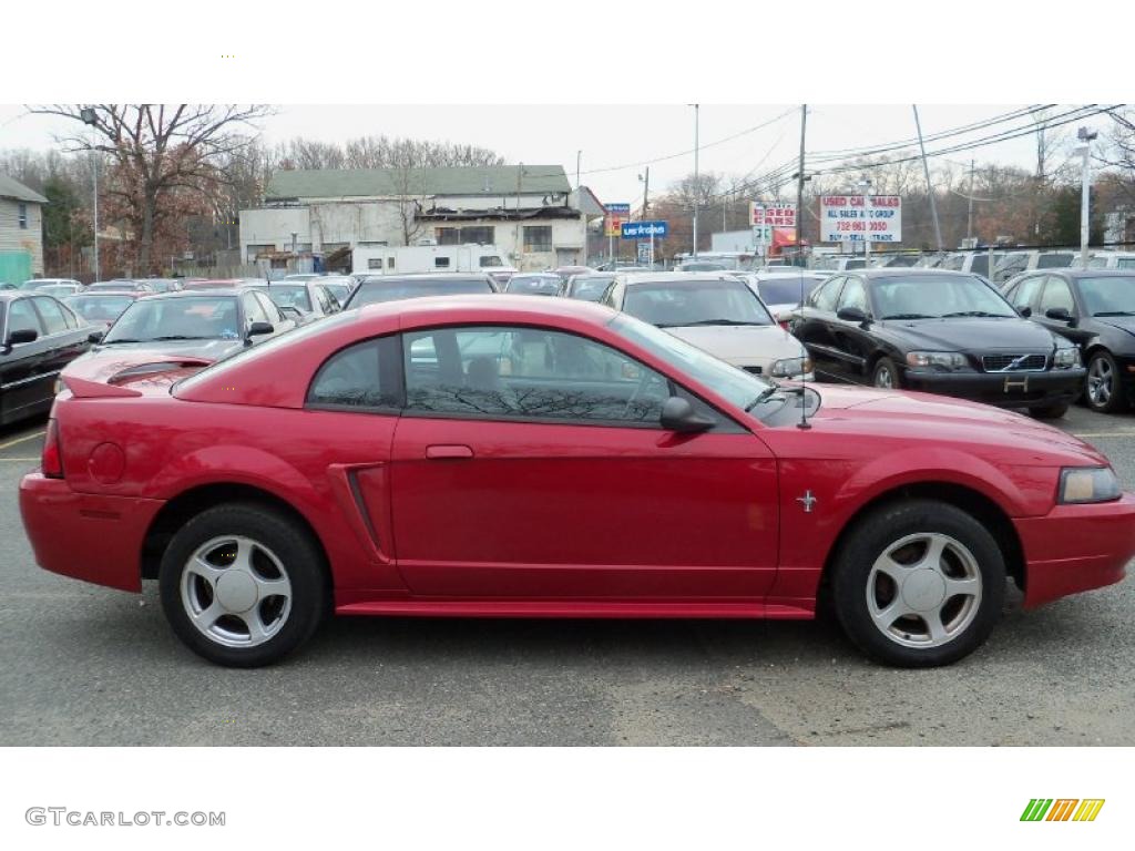 2002 Mustang V6 Coupe - Torch Red / Dark Charcoal photo #3
