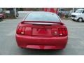 2002 Torch Red Ford Mustang V6 Coupe  photo #4