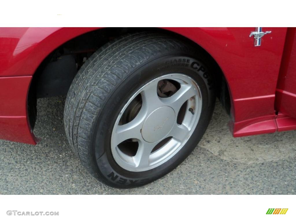 2002 Mustang V6 Coupe - Torch Red / Dark Charcoal photo #5