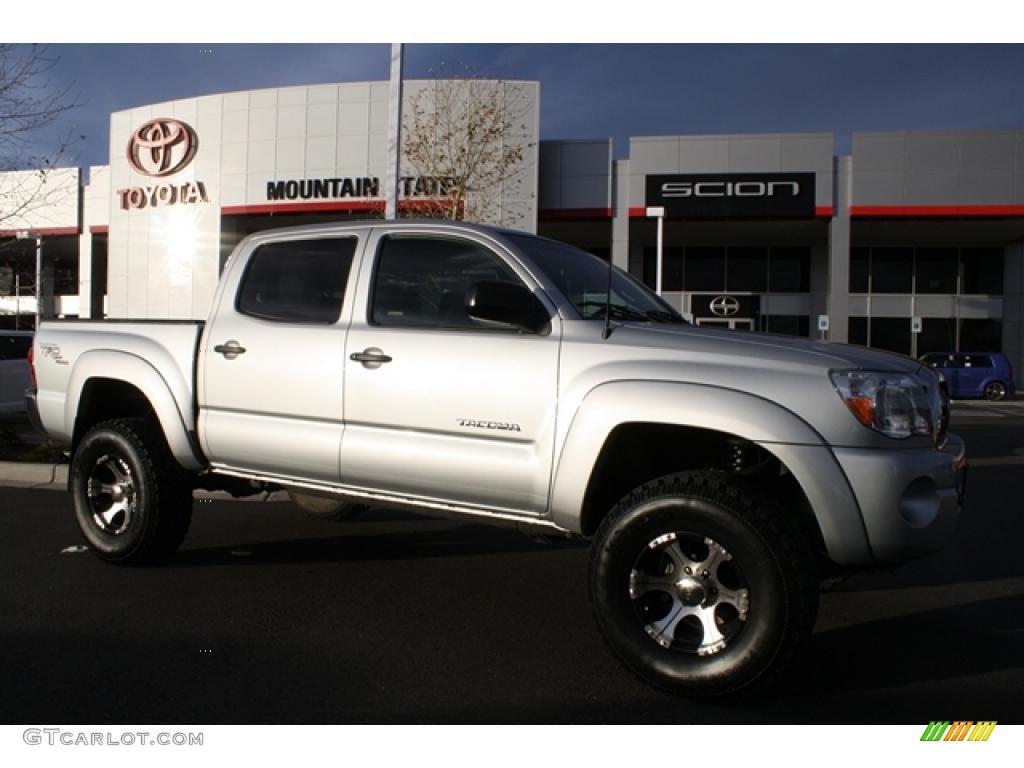 2008 Tacoma V6 TRD Double Cab 4x4 - Silver Streak Mica / Graphite Gray photo #1