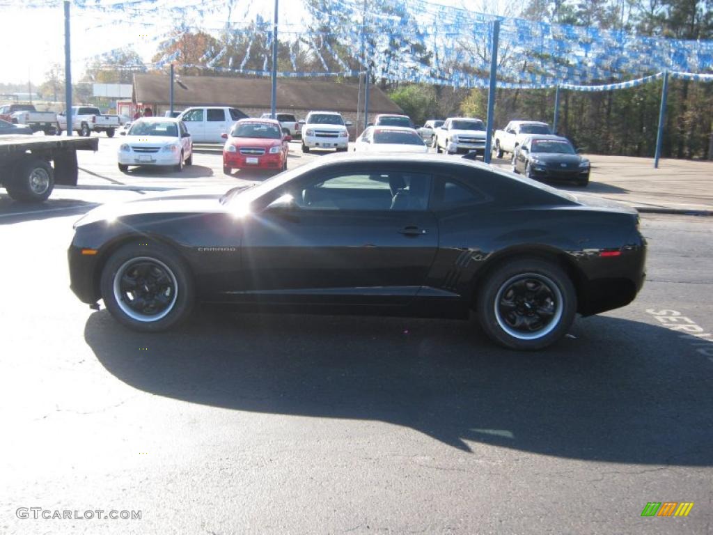 2011 Camaro LS Coupe - Black / Black photo #2
