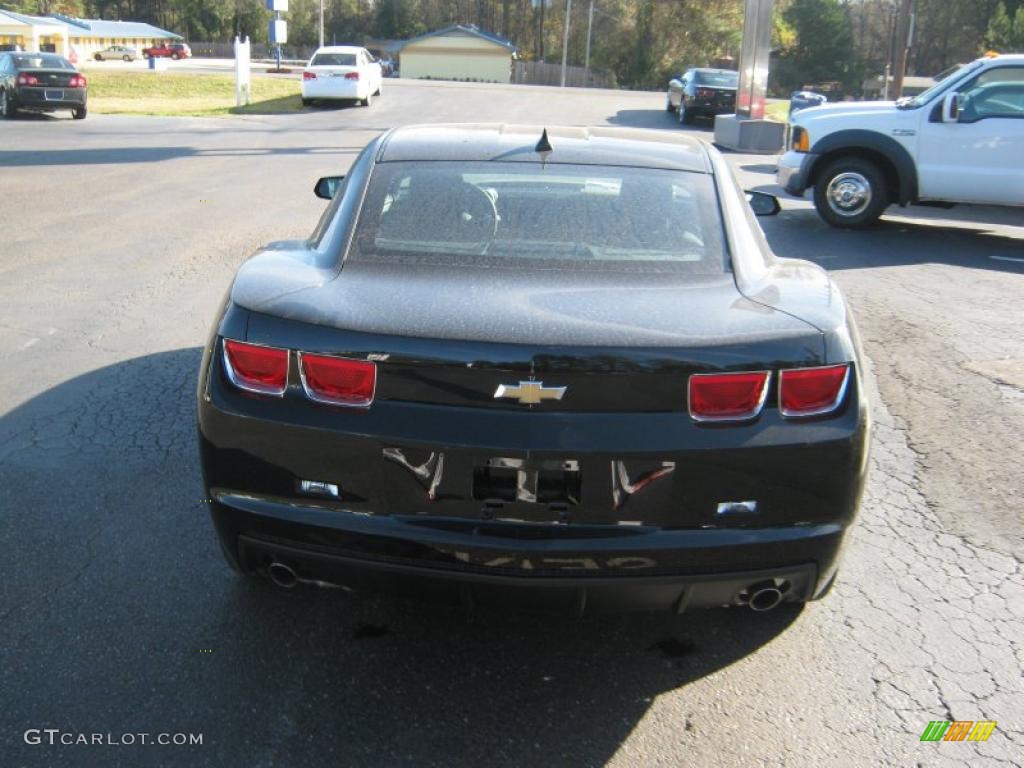 2011 Camaro LS Coupe - Black / Black photo #4