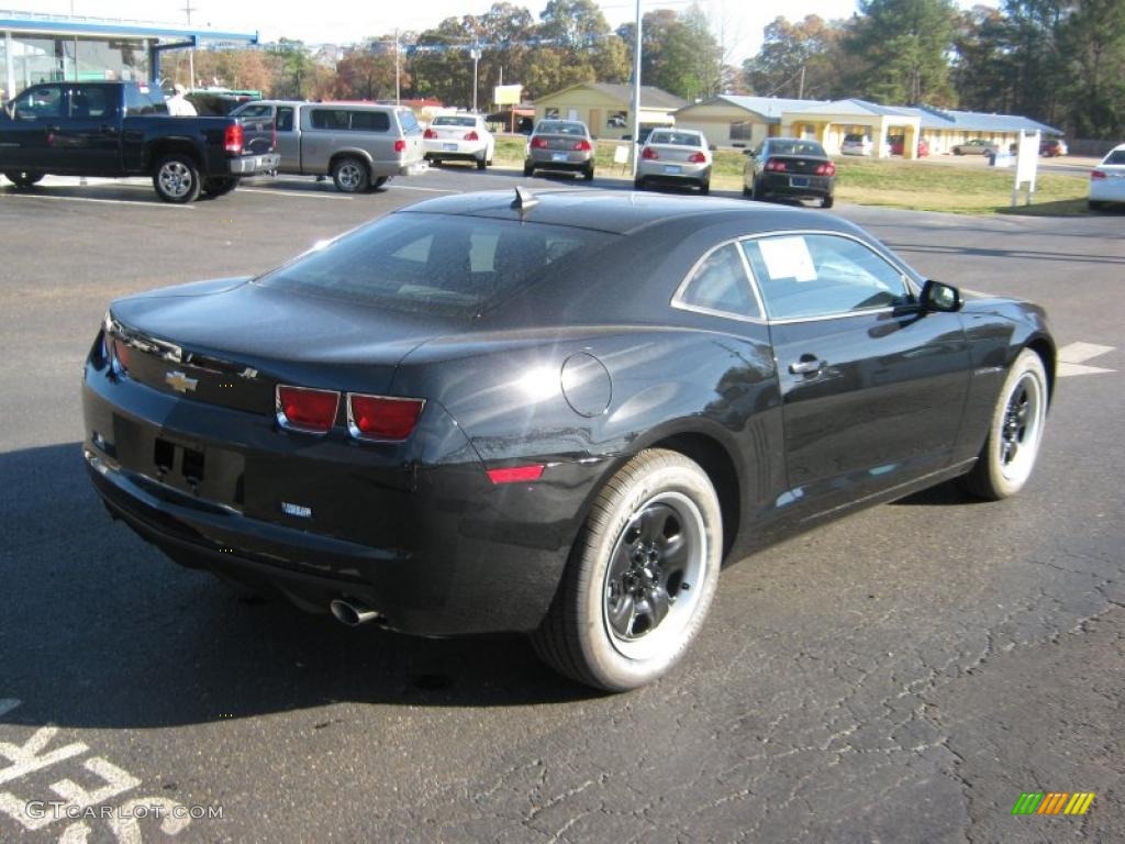 2011 Camaro LS Coupe - Black / Black photo #5