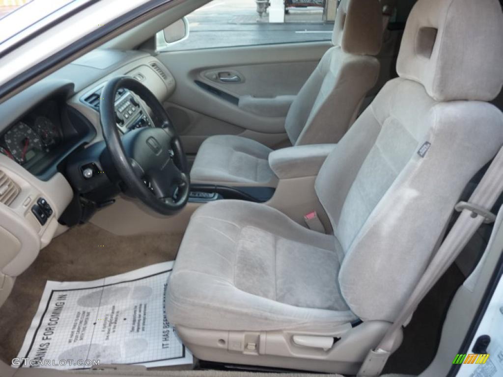 2001 Accord EX Coupe - Taffeta White / Ivory photo #6