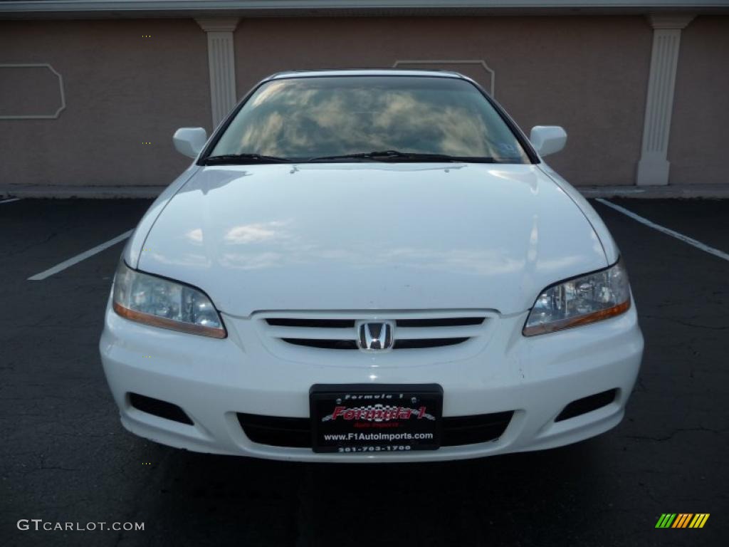 2001 Accord EX Coupe - Taffeta White / Ivory photo #8