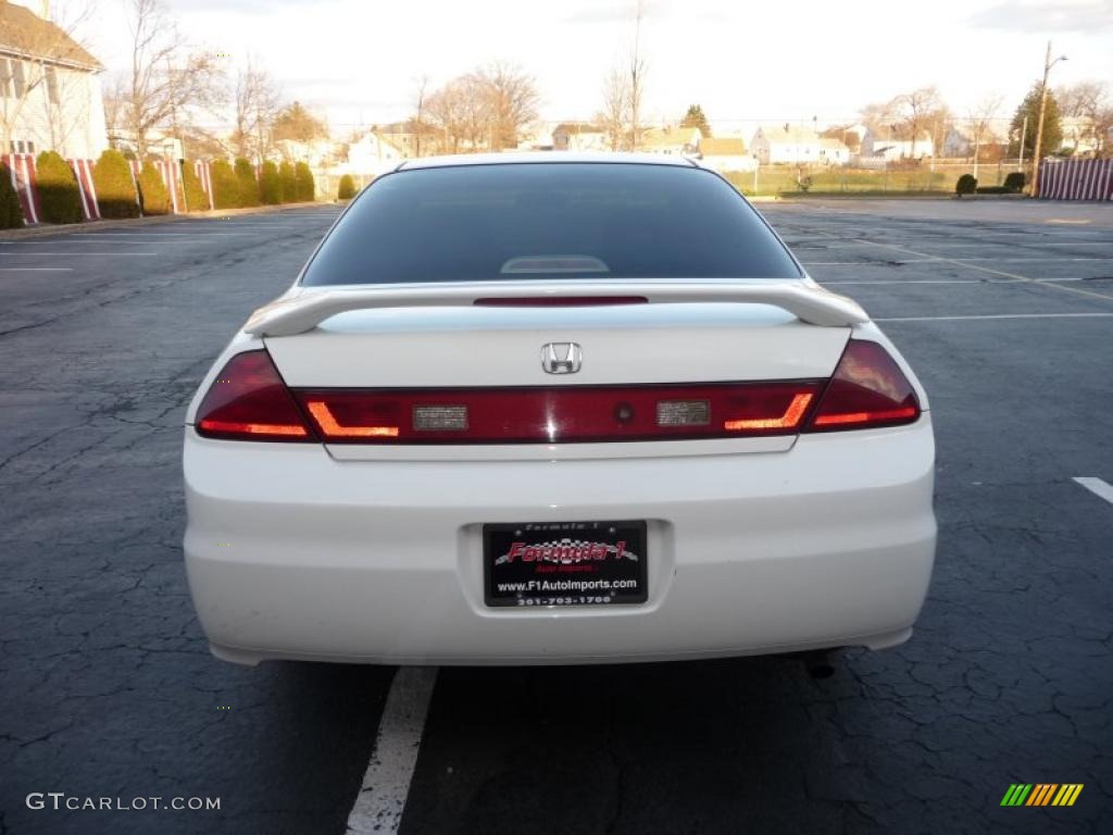 2001 Accord EX Coupe - Taffeta White / Ivory photo #9