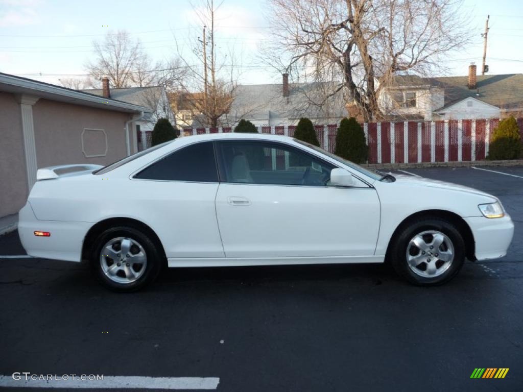 2001 Accord EX Coupe - Taffeta White / Ivory photo #11