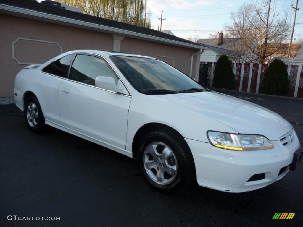 2001 Accord EX Coupe - Taffeta White / Ivory photo #12