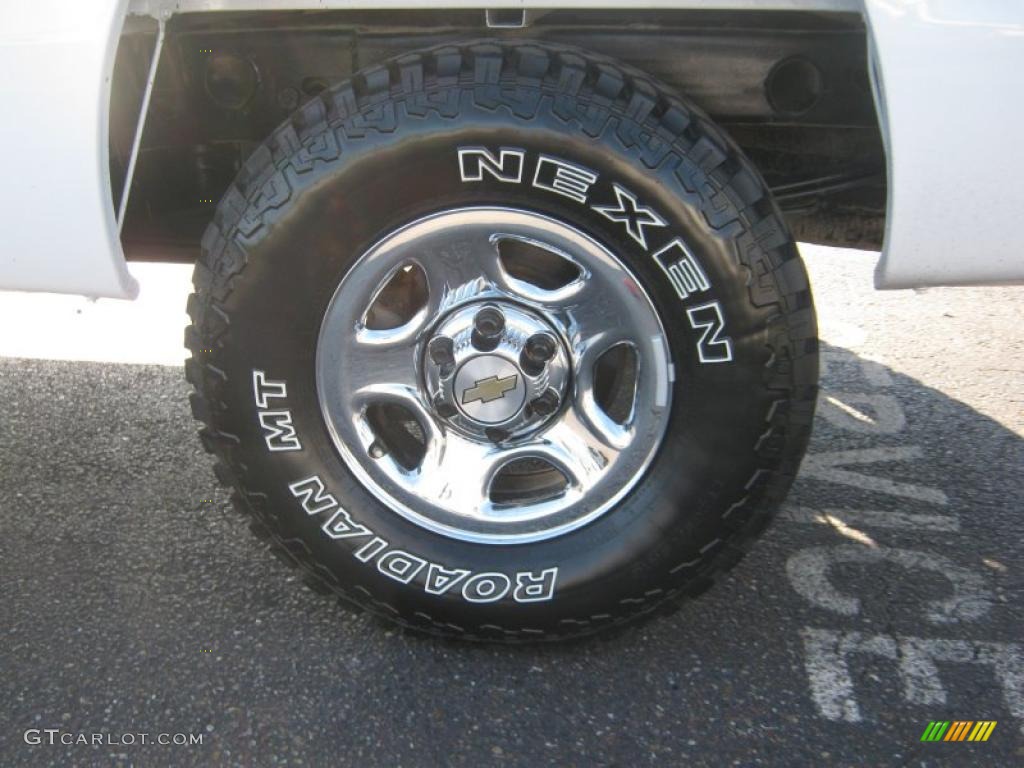 2004 Silverado 1500 LS Extended Cab 4x4 - Summit White / Dark Charcoal photo #18