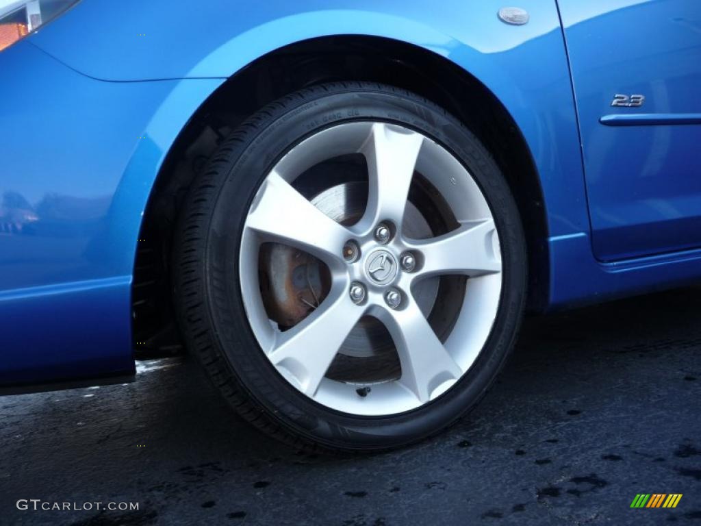 2005 MAZDA3 s Hatchback - Winning Blue Mica / Black photo #13