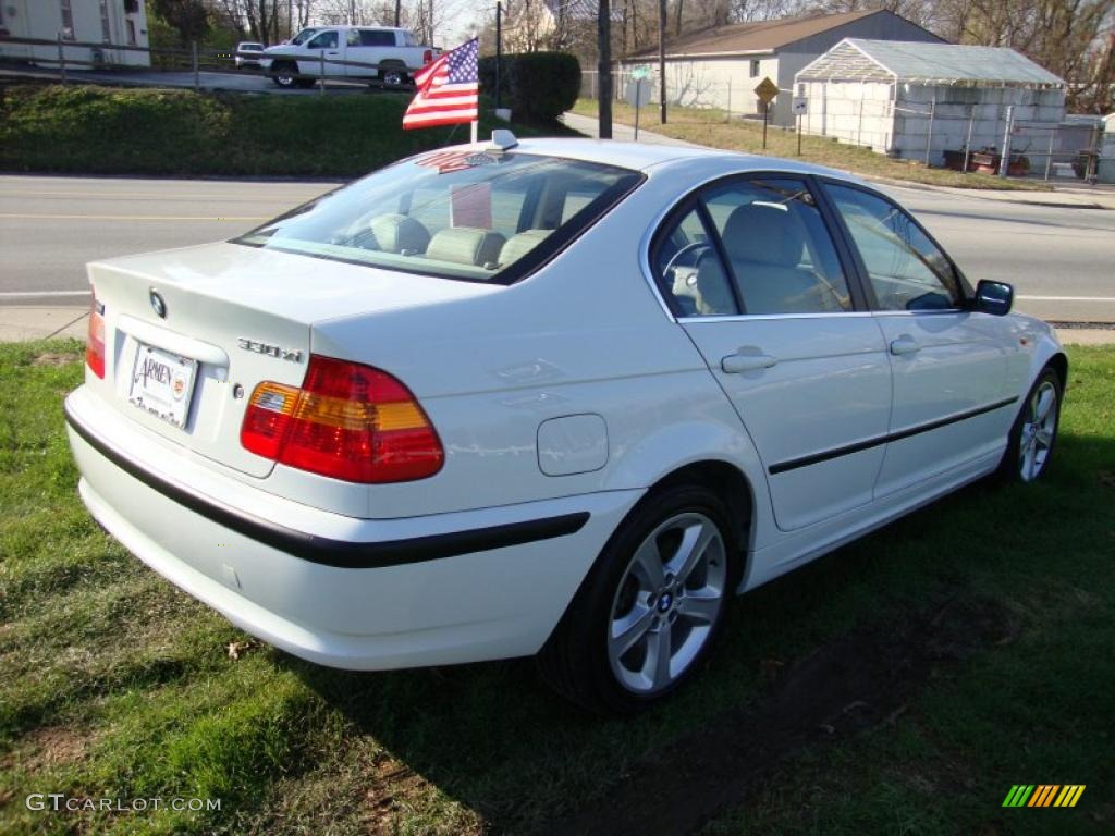 2005 3 Series 330xi Sedan - Alpine White / Sand photo #7
