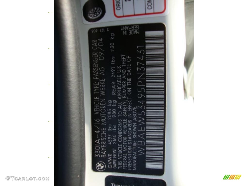 2005 3 Series 330xi Sedan - Alpine White / Sand photo #36