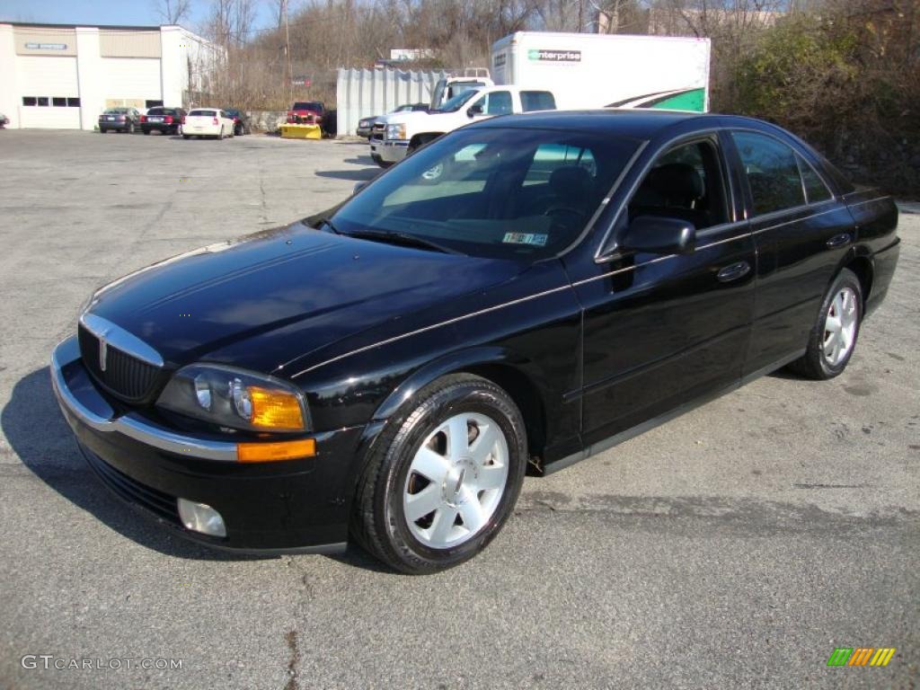 2002 LS V6 - Black / Deep Charcoal photo #2