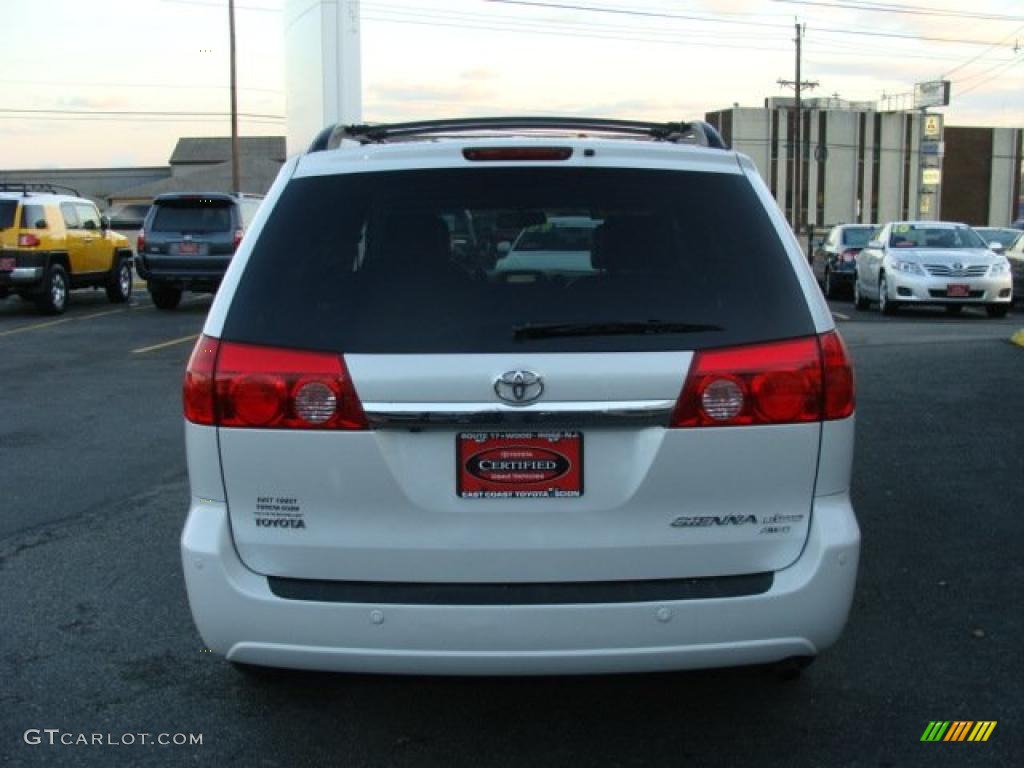 2008 Sienna Limited AWD - Natural White / Stone photo #5