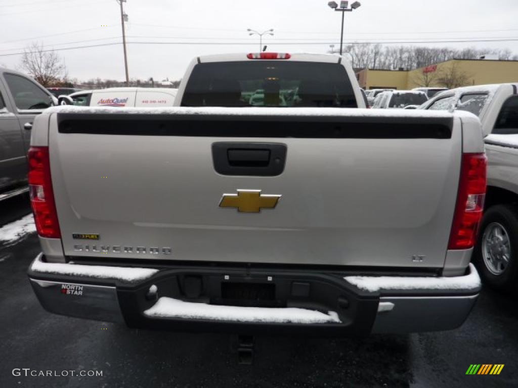 2009 Silverado 1500 LT Extended Cab 4x4 - Silver Birch Metallic / Ebony photo #3