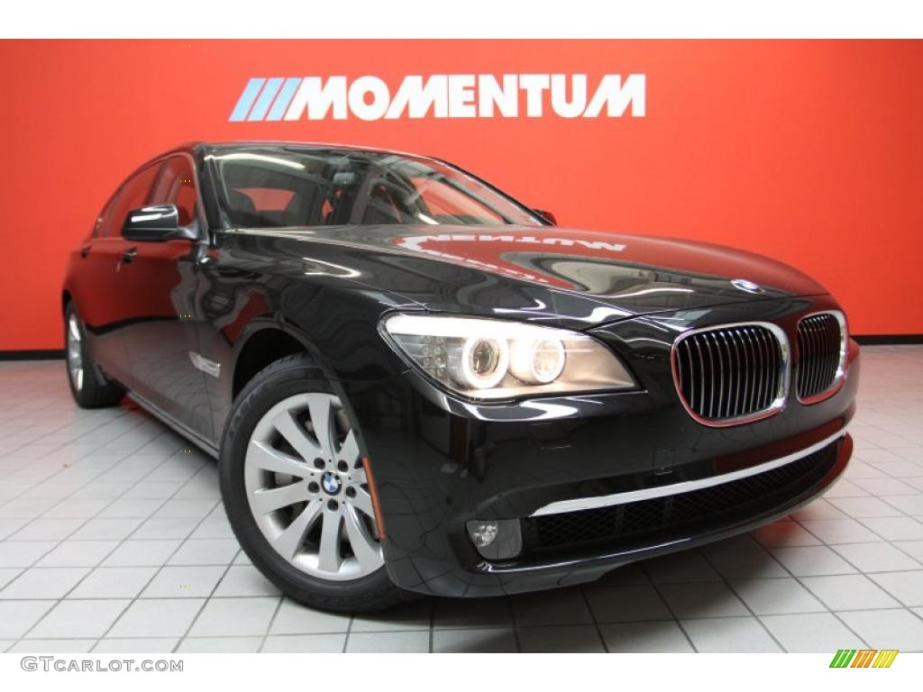 2011 7 Series 750Li Sedan - Black Sapphire Metallic / Black photo #1