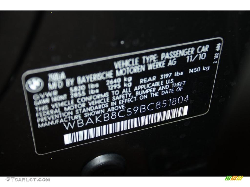 2011 7 Series 750Li Sedan - Black Sapphire Metallic / Black photo #6