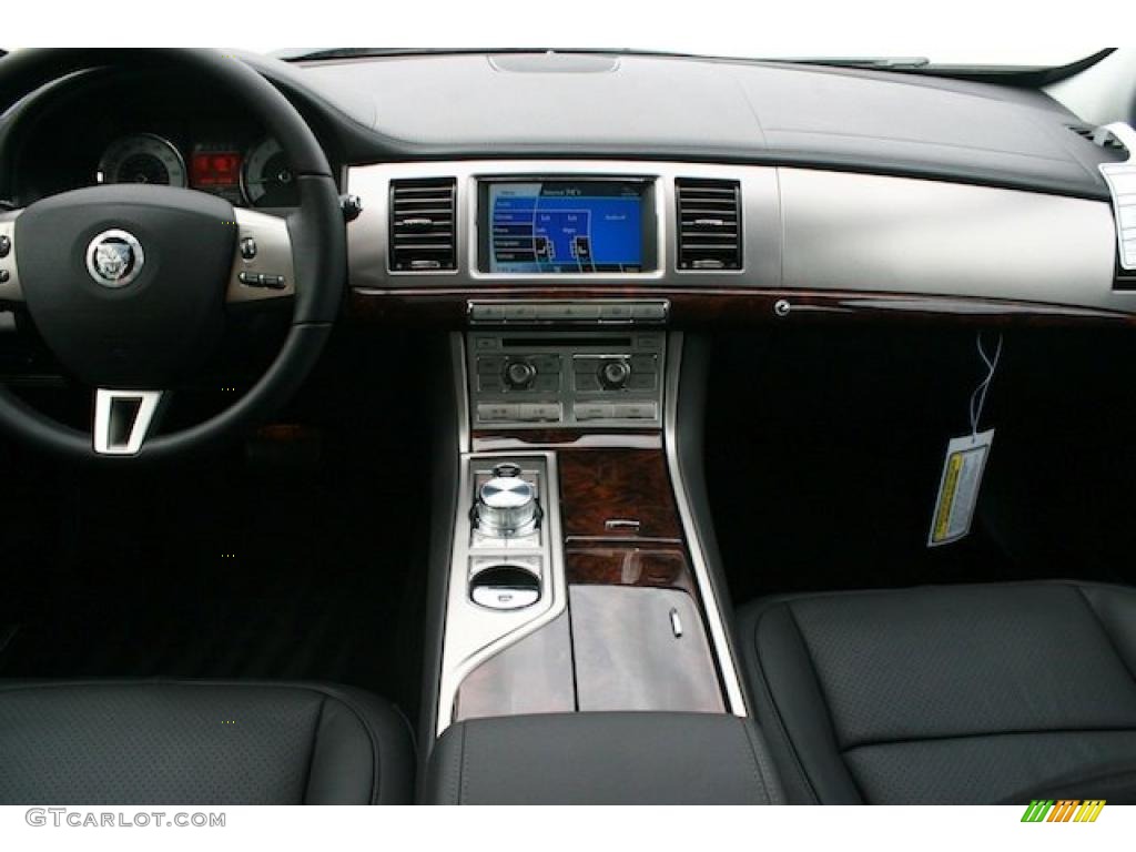 2011 Jaguar XF Premium Sport Sedan Warm Charcoal Dashboard Photo #40904449