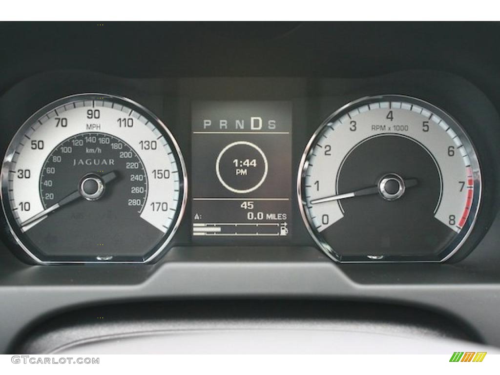 2011 Jaguar XF Premium Sport Sedan Gauges Photo #40904549
