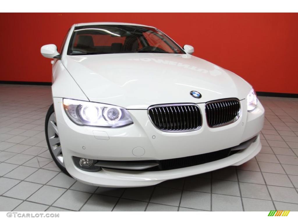 2011 3 Series 328i Coupe - Alpine White / Saddle Brown Dakota Leather photo #3