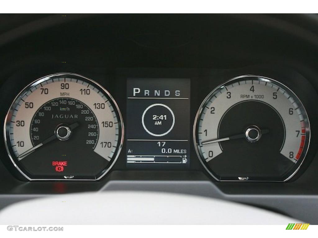 2011 Jaguar XF Premium Sport Sedan Gauges Photo #40904857