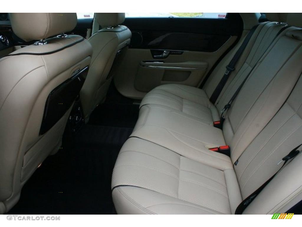 2011 XJ XJL - Caviar Metallic / Cashew/Truffle Piping photo #4